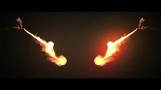 dragon fire in Houdini | Houdini flame thrower