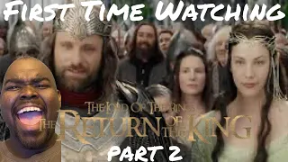 SAM, FRODO, AND ARAGORN ARE LEGENDS!!! Lord of the Rings: The Return of the King Reaction Part 2