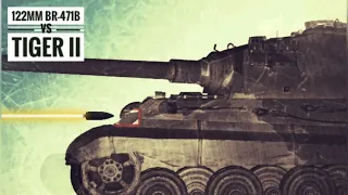 IS-2 (122mm BR-471B) vs Tiger II (Armor Penetration)