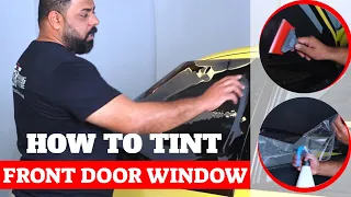 2.1 Learn How to Tint Front Door Windows - Top Loading Method - Step By Step