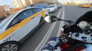 Погоня от мотобата на BMW S1000RR