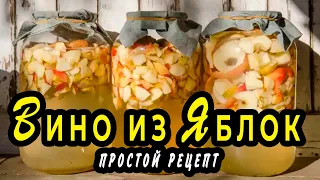 Готовим яблочное вино. Простой подробный рецепт. Этап 1