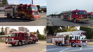 Fire Trucks Responding Compilation - Month of August 2023