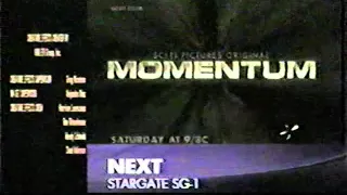 Tremors The Series Momentum SciFi Channel Movie Stargate SG1 Promo (7/25/03)