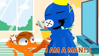 I AM A MAN!!! meme (Rainbow friends)