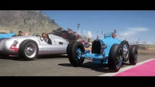 "Forza Horizon 5's Festival Drag Race: Can the Bugatti Type 35C Take the Crown?"