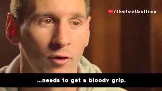 EXCLUSIVE  Lionel Messi reacts to the Cristiano Ronaldo movie trailer!