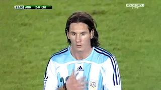 Messi vs Chile (WCQ) (Home) 2007-08 English Commentary
