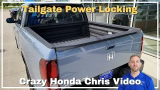 How to lock the Honda Ridgeline Tailgate Power Locking