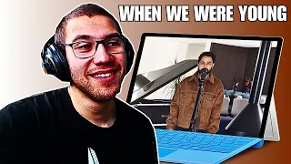 Reacting To Gabriel Henrique - When We Were Young(Adele Cover)!!!