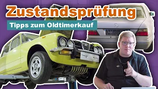 ZUSTANDSPRÜFUNG - Oldtimer Kauf Tipps I Alfa Romeo Guilia & Mercedes Benz W124C I Zeitlos I