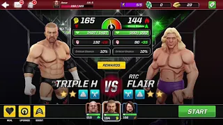 Triple h vs ric flair  in  wwe  mayem