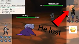 Full Walrein team SWEEPS LEGENDARY SPAMMER on ANYTHING GOES (Pokemon Showdown)