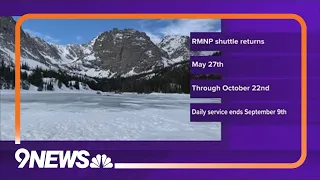 Rocky Mountain National Park's shuttle service resumes end of May