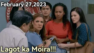 Abot kamay na pangarap "Bistado na si Moira" (February 27,2023) Episode 150 teaser update