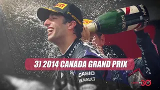 Top Ten Daniel Ricciardo Races