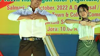 MBB College 1st Semester Grpup Dance || Puila Malaima Panda | Freshers Meet TISF, Town & College