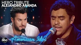 Alejandro Aranda sing "Blesser" in The Top 5 on American Idol 2019