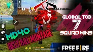 FREE FIRE 2018 : MP40 Gun / Highlight Kill Montage | Free Fire Pro Skills 2018 | Old Gameplay Of FF