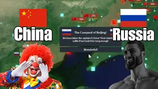 Chinese failure in 2020 to Peaceful Russia In Rise of nations Roblox