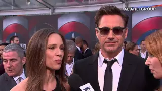 Chris Evans and Robert Downey Jr  Talk Team Cap and Team Iron Man   YouTube