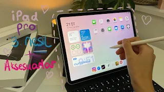 ♡iPad Pro 3. Nesil 2021 + Apple Pen + Magic Keyboard Açılımı♡