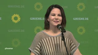 Pressekonferenz mit Annalena Baerbock (Grüne) zu aktuellen Themen am 17.08.20