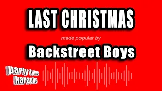 Backstreet Boys - Last Christmas (Karaoke Version)