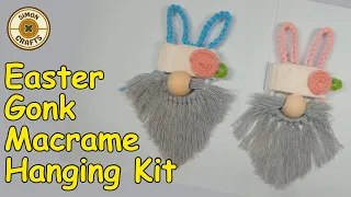 Macrame Easter Gonks Kit from The Range Crafts tutorial step-by-step crafts