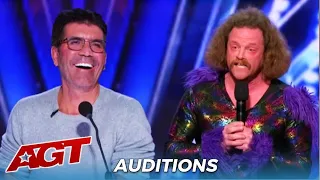 Alex Hooper: Nasty Comedian Who Got Kicked Off After INSULTING The Judges is BACK For More Insults!