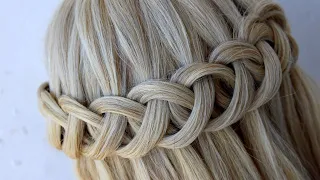 Knot Waterfall Braid Step by Step #shorts