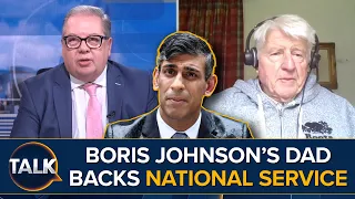 Boris Johnson's Father Stanley Backs Rishi Sunak's National Service Plan