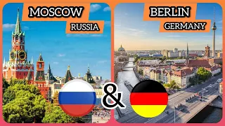 MOSCOW (RUSSIA)🇷🇺 & BERLIN (GERMANY)🇩🇪 | comparison