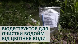 Захист водойм від цвітіння синьо-зелених водоростей