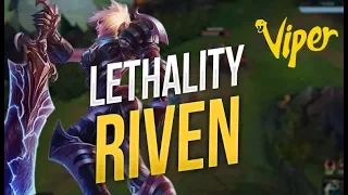 Lethality Riven is Back!? - Viper Stream Highlights Episode #24