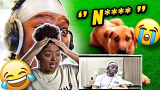 KSI Racist Dog!! TRY NOT TO LAUGH |  REACTION!