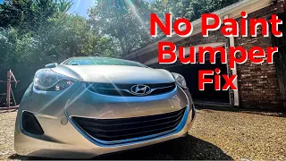 NO PAINT BUMPER FIX! How I Fixed My Bumper Using Internet Parts