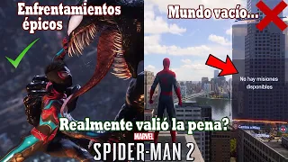 Lo bueno y lo malo de Marvel Spider-man 2. Realmente valió la pena?