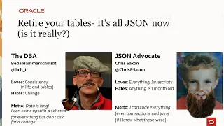 Retire your tables - it's all JSON now (is it?) with Chris Saxon