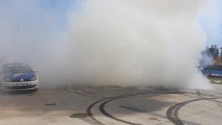 BMW E740i CRAZY BURNOUT