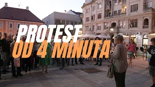 Najkraći protest "Novi Sad protiv nasilja": Trajao svega četiri minuta