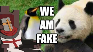 Hans Wormhat thinks that Pandas (and Penguins) ARE NOT REAL