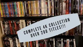 My Complete 4K Blu Ray Collection, Over 200 Titles!! 2019