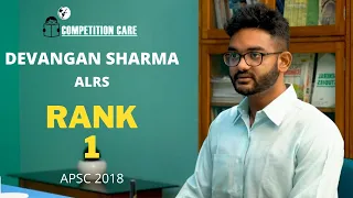 APSC Topper Mock Interview, Devangan Sharma (ALRS Rank 1, APSC 2018)