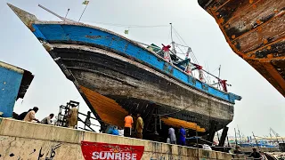 Amazing Manufacturing Process of Handmade Wooden Lenj Boat | Handmade Wooden Ship Production