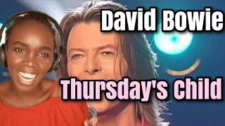 David Bowie - Thursday's Child (live at Nulle Part Ailleurs) | REACTION