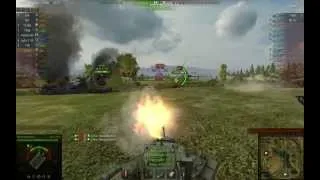 WoT [Epic shot] Chaffee vs WZ-132 (Slow Motion)