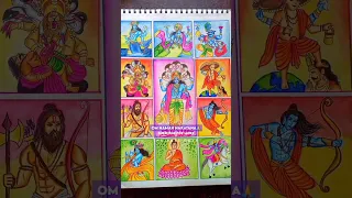 Kalki Avatar drawing😍|| Vishnu Ji's Dashavatar drawing|| #shorts