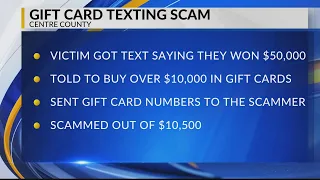 State police investigate gift card scam