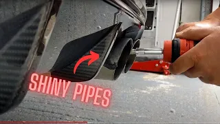 How to Polish your Exhaust Tips